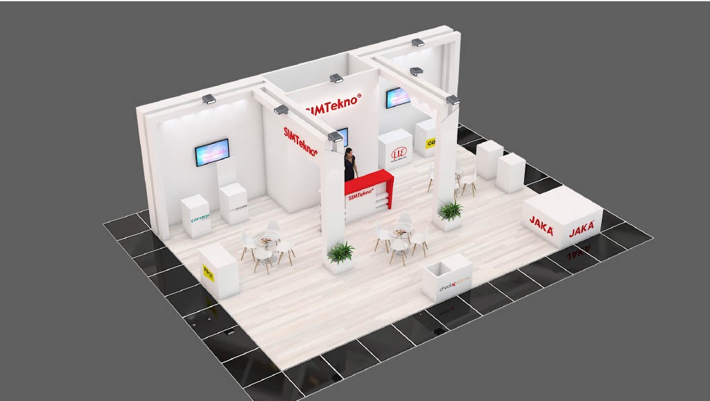 Simtekno fuar standı